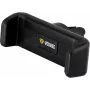 Auto-telefoonhouder YENKEE YSM 201BK — roosterhouder, verstelbare hoek, zwart, geschikt voor telefoons tot 6,5 inch, 50–85 mm