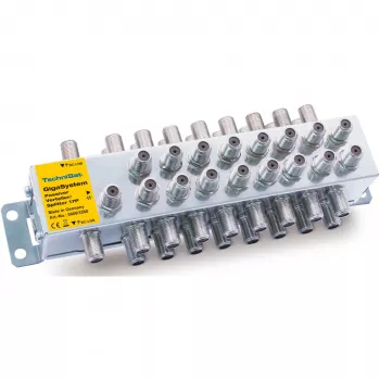 Passieve splitter TECHNISAT 17/P zilver – passieve signaalsplitter voor tv/sat-verdeling