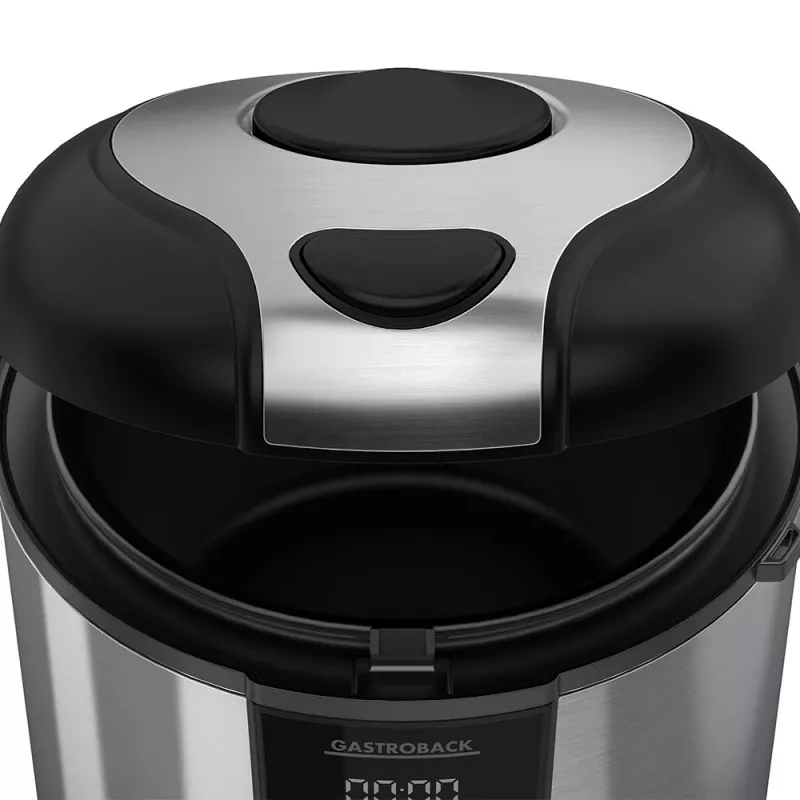 Rijstkoker GASTROBACK Rice Control Low Carb & Steam, 3 L, 450 W, zwart/RVS