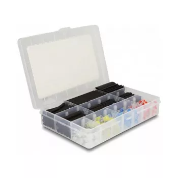 Krimpkous-set DeLOCK 308 stuks zwart veelkleurig polyolefine
