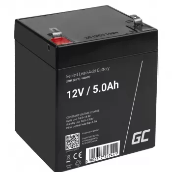 Green Cell AGM27 UPS-batterij lood-zuur (VRLA) 12 V 5 Ah