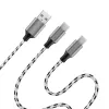 LogiLink CU0202 USB-kabel USB 2.0 1,2 m USB A USB C/Micro-USB A grijs