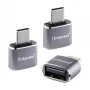 Intenso 3-pack USB-adapter USB-A -> USB-C C480C aluminium