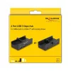 Delock 64262 externe USB 5 Gbps 4-poorts hub, 2x USB Type-A en 2x USB Type-C, met borgschroef