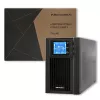 Qoltec 53042 UPS (uninterruptible power supply) dubbelconversie (online) 1 kVA 800 W 2 AC-uitgangen