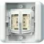 Jung KNX-schakelaar BA 2-voudig middenstand 8472.02 LEDW (8472.02LEDW)