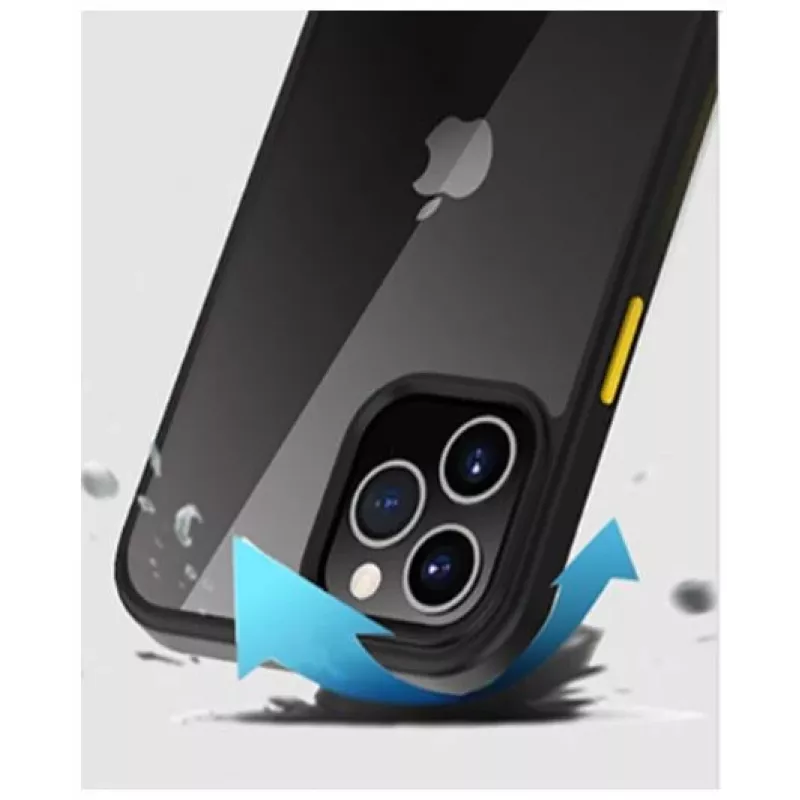 Schokbestendige hoes Devia Shark serie voor iPhone 12 Pro Max, wit