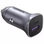 Ugreen 40858 mobiele oplader universeel aluminium sigarettenaansteker snelopladen auto