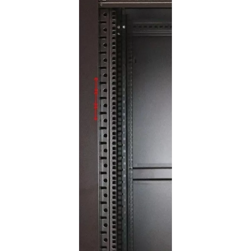 Extralink rackkast 32U 600x1000 zwart staand