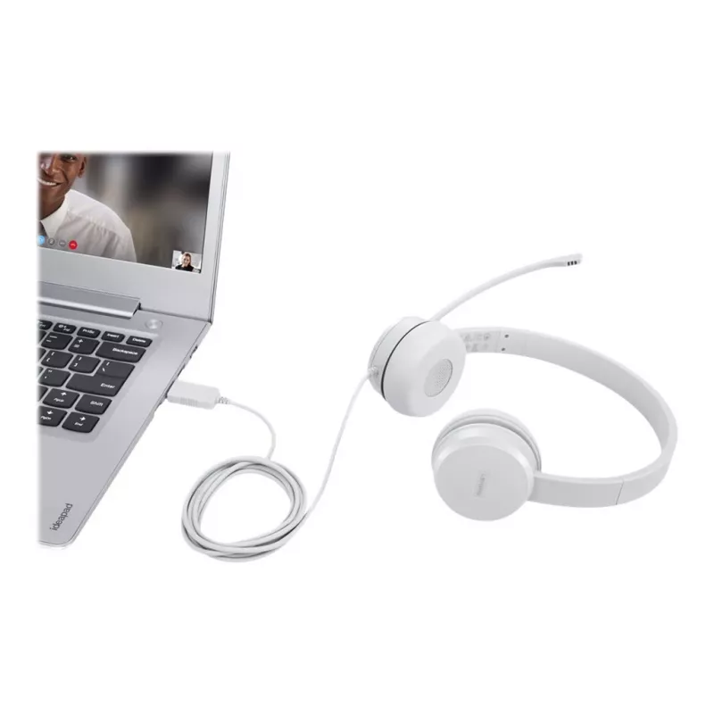 Lenovo GXD1E71385 Koptelefoon/headset bedraad polsgesprekken/muziek USB Type-A Grijs