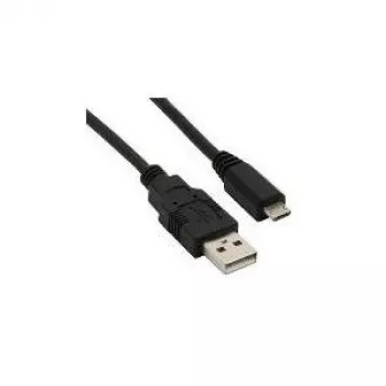 USB-kabel S/CONN 3m USB2.0 A- microUSB2.0 B zwart