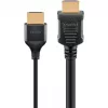 Goobay 75296 Slim High-Speed HDMI-kabel met Ethernet, 4K@60Hz, HDMI 2.0, male-male, 5 m, zwart