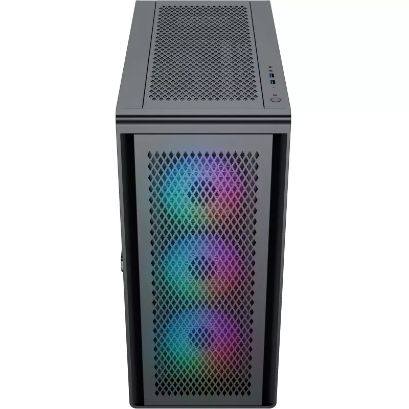 PC-behuizing Silentware Air 100 zwart — mid-tower ATX-compatibele behuizing, zwart