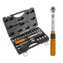 Neo Tools 1/4 bidirectionele momentsleutel, 5-25NM, set van 21 stuks