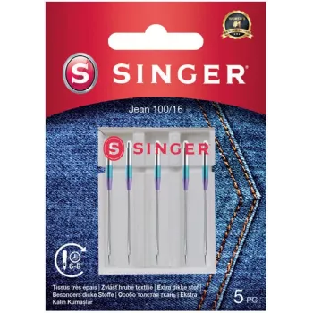 SINGER naaimachinenaalden 100/16 model 250053603 – 5-pack