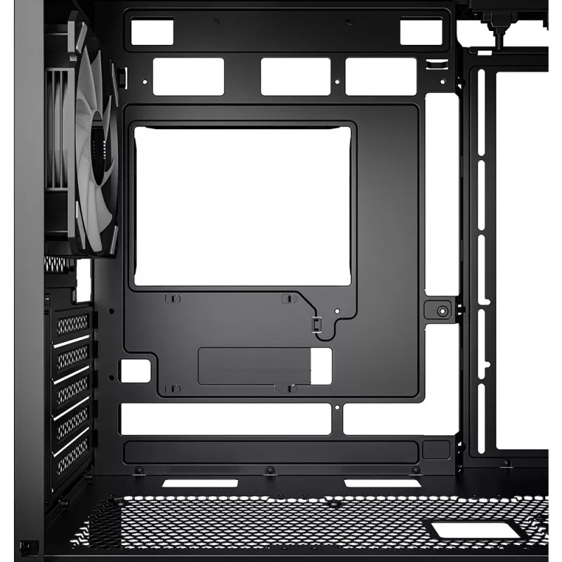 Sharkoon MK4W RGB Strip micro tower zwart