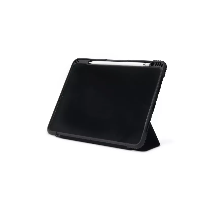 DICOTA Folio Case - fliphoes voor tablet - polycarbonaat, thermoplastisch polyurethaan (TPU), gerecycled polyethyleen - zwart - 10.9 - voor Apple 10.