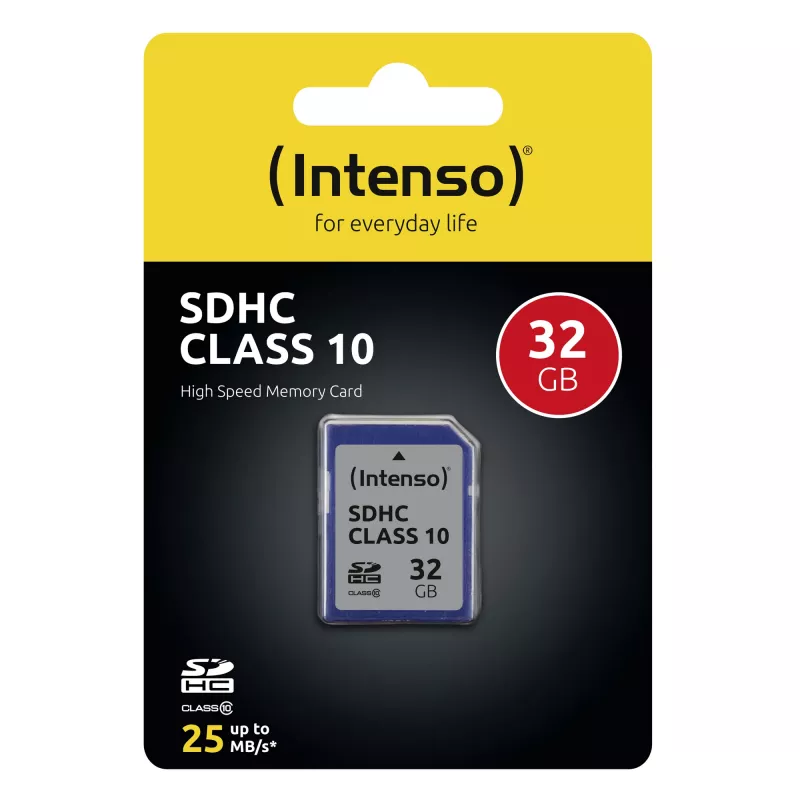 GEHEUGEN SDHC 32GB C10/3411480 INTENSO