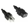 Microconnect PE110518 Stroomkabel zwart 1,8 m C19-koppeling