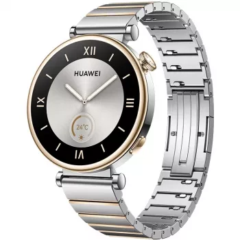 Huawei WATCH GT 4. Beelddiagonaal: 3,35 cm (1.32), beeldschermtechnologie: AMOLED, beeldschermresolutie: 466 x 466 pixels. Flashgeheugen: 32 GB. WLAN. GPS. Batterij-/accuduur