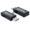 Kaartlezer DeLOCK 91731 USB 2.0 zwart