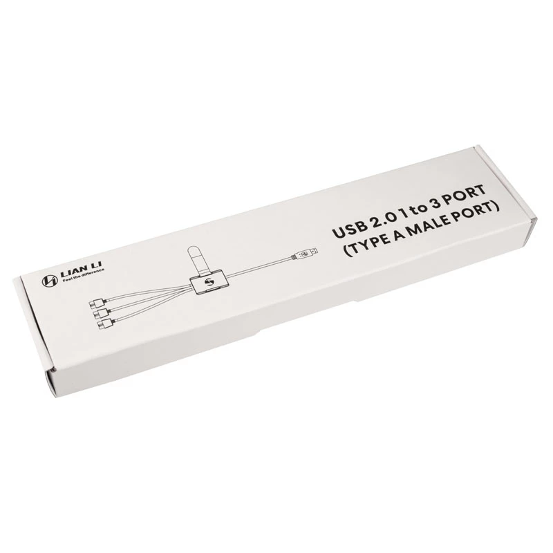 USB-hub Lian Li PW-U2TPAW Type-A-stekker 1-naar-3 IDC 9-pins
