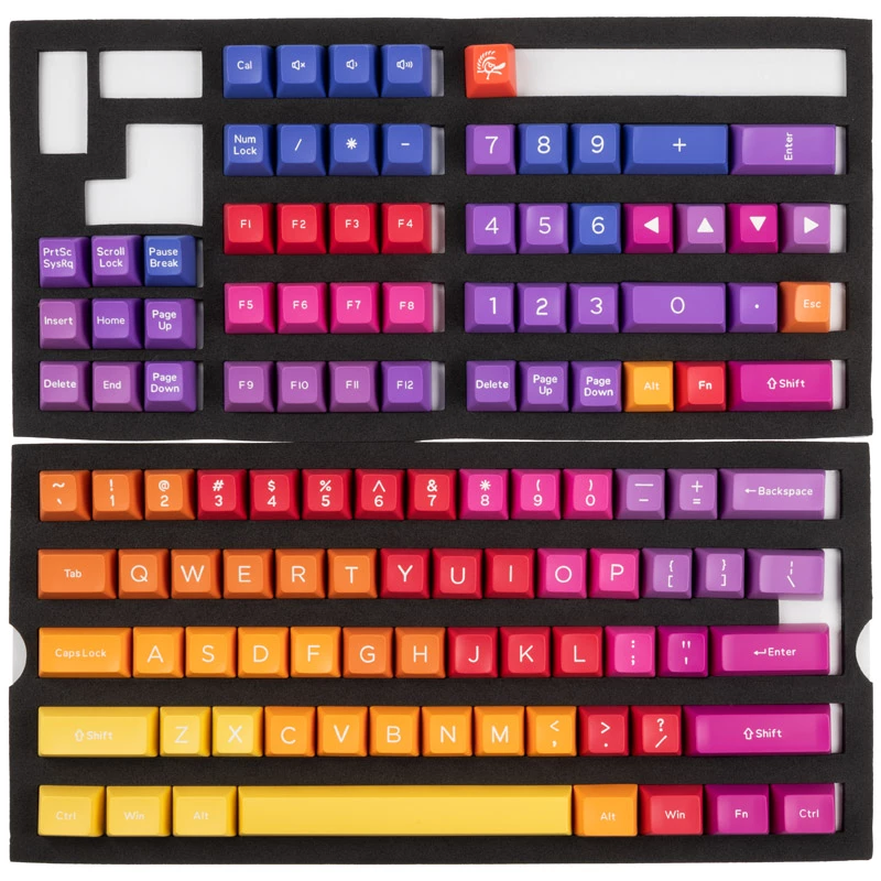 Toetsenbordkap Ducky Afterglow DKSA108-USADZZWSG meerkleurig ABS