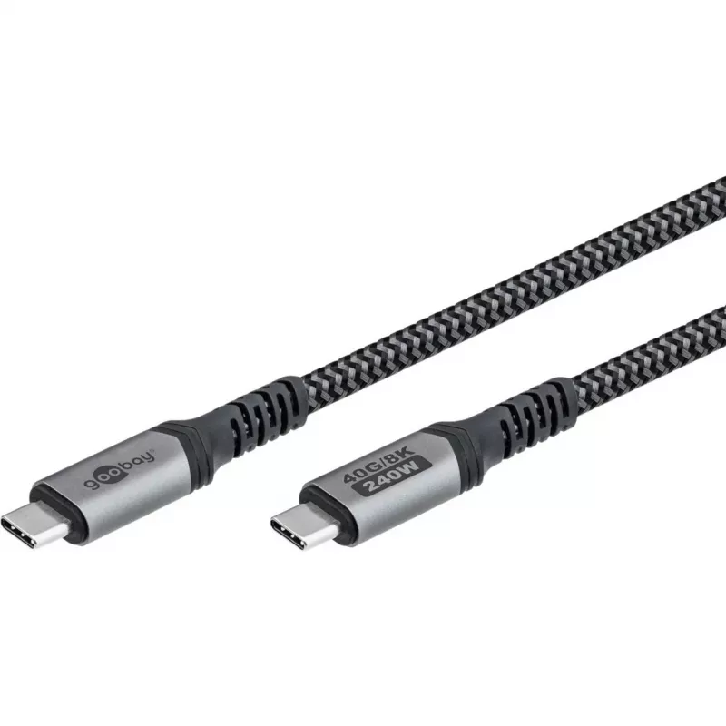 Goobay 74213 USB-kabel zwart