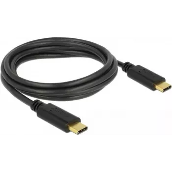 USB-kabel DeLOCK 83324 USB 2.0 2 m USB-C zwart
