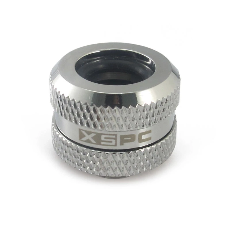 XSPC connector G1/4 naar 14mm hardtube, chroom - 8 stuks