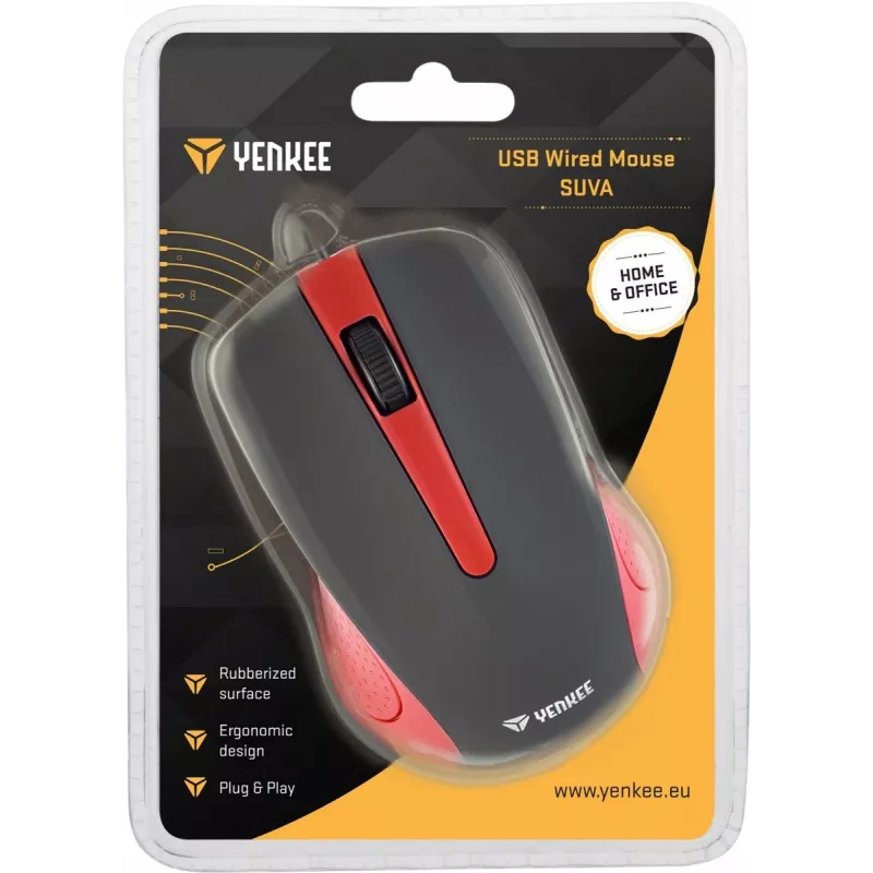 Muis Yenkee YMS 1015RD bedraad USB
