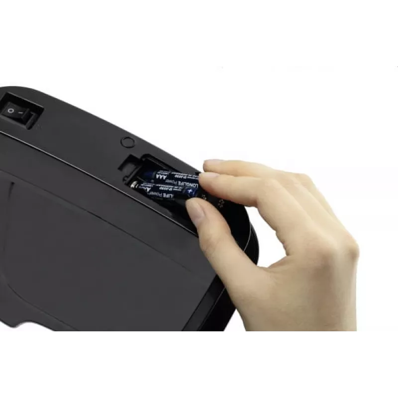 Afvalbak Durable NO TOUCH 6L rechthoekig RVS zilver zwart