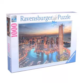 Legpuzzel Ravensburger Dubai Marina 88904 — 1000 stukjes, standaardformaat