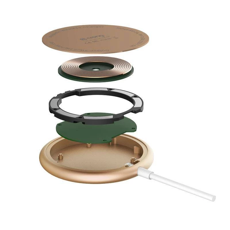 Aluminium inductielader goud