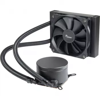 All-in-one waterkoeling INTER-TECH Argus Iceman B-120, 120mm ventilator, hydraulisch lager, zwart