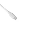 Qoltec 51039 65 W USB-C PD-voedingsadapter, 5–20,3 V, 2–3,25 A, ingebouwde USB-C-kabel, wit