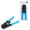 LogiLink WZ0019 multimodulaire krimptang, 8P/6P/4P, zwart/blauw