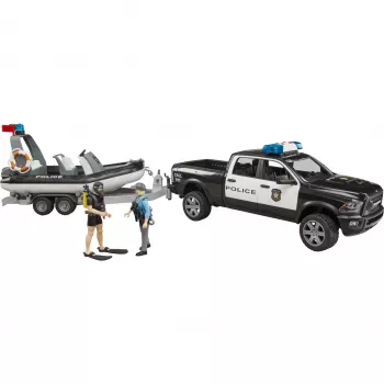 Dodge RAM 2500 Police pickup met boot
