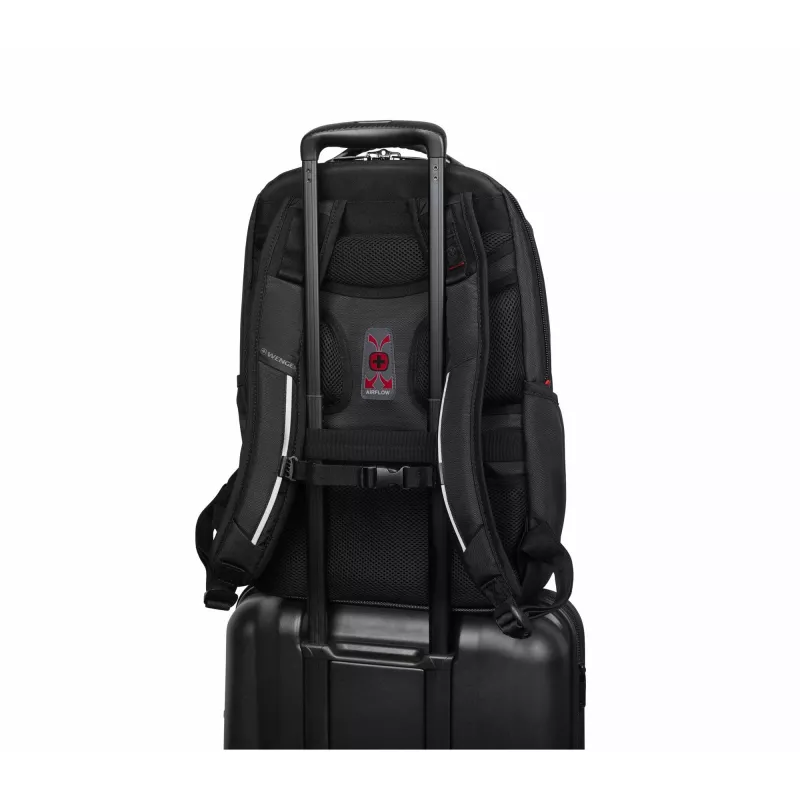 Vrijetijdsrugzak Wenger SwissGear Cosmic zwart polyester PVC rPET