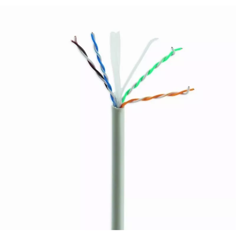Netwerkkabel Gembird UPC-6004SE-SOL Cat6 RJ-45 op rol, 100 m, grijs