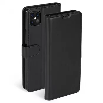 Phone wallet Krusell voor Apple iPhone 12 Pro Max – zwart, folio-etui met kaartvak