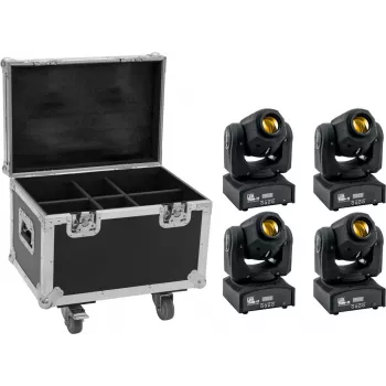 LED-spot-set EUROLITE TMH-17 4x met rolkoffer