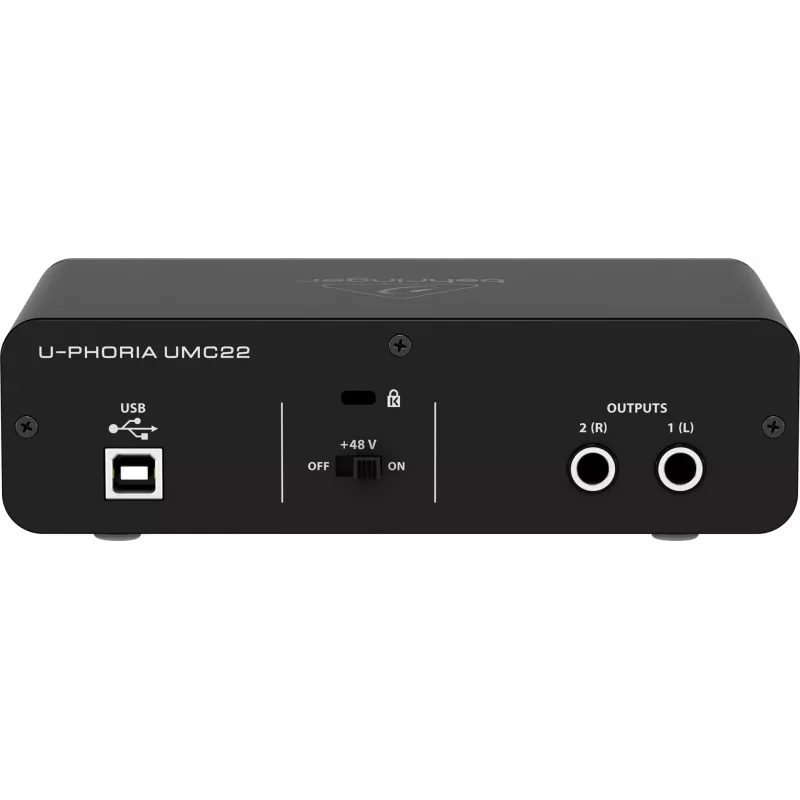 Behringer UMC22 aanvullend muziekapparatuur concert/studio voorversterker