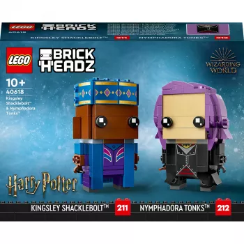 Lego Brickheadz Harry Potter 40618 Kingsley Shacklebolt en Nymphadora Tonks