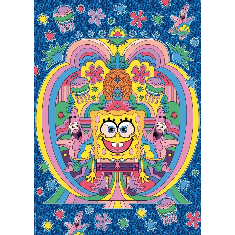 Hommage aan SpongeBob, puzzel 1000 stukjes
