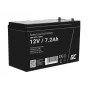 UPS-batterij Green Cell AGM05 — 12 V 7,2 Ah lood-vlies (VRLA), 95 mm H, 151×65 mm, 2,15 kg