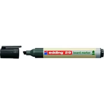 Marker Edding 29 beitelpunt zwart