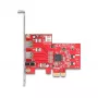 DeLOCK 90738 PCIe FireWire-adapter intern IEEE 1394 rood