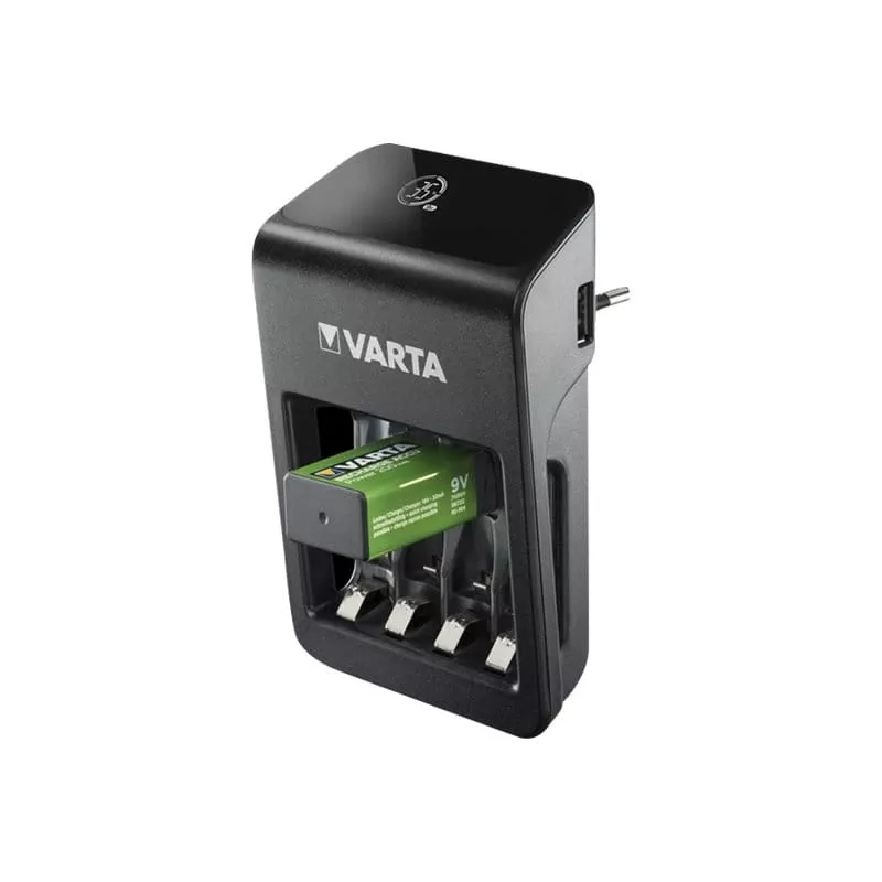 Batterijoplader Varta 57687 huishoudbatterij AC
