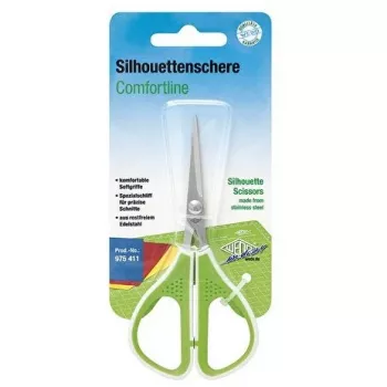 Schaar WEDO 975 411 universeel rechte snede enkel 114 mm, groen/wit